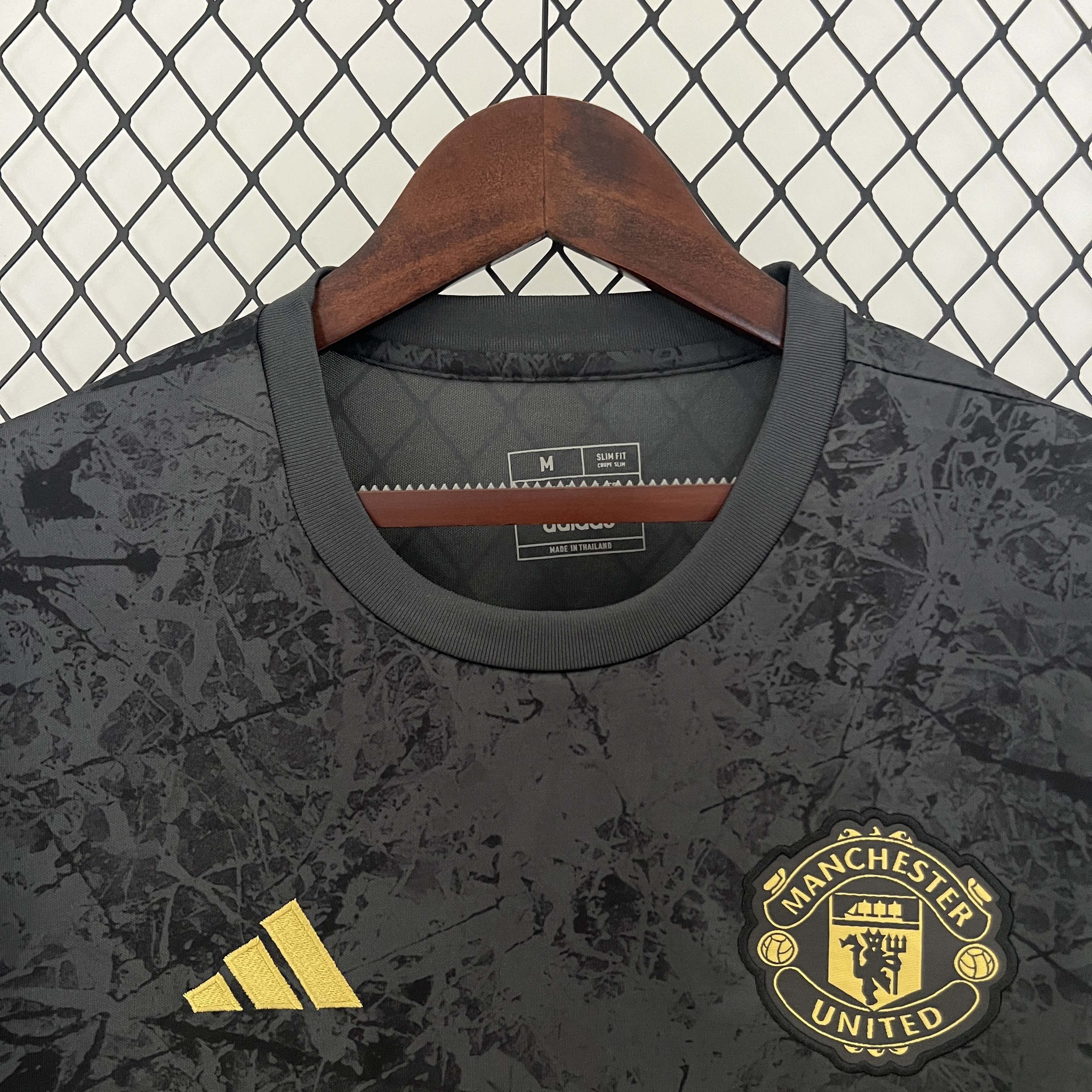 2024/2025 Manchester United Special Edition Black Football Shirt 1:1 Thai Quality:football jersey mysite: unitedjerseyfootball 邓江浪:football