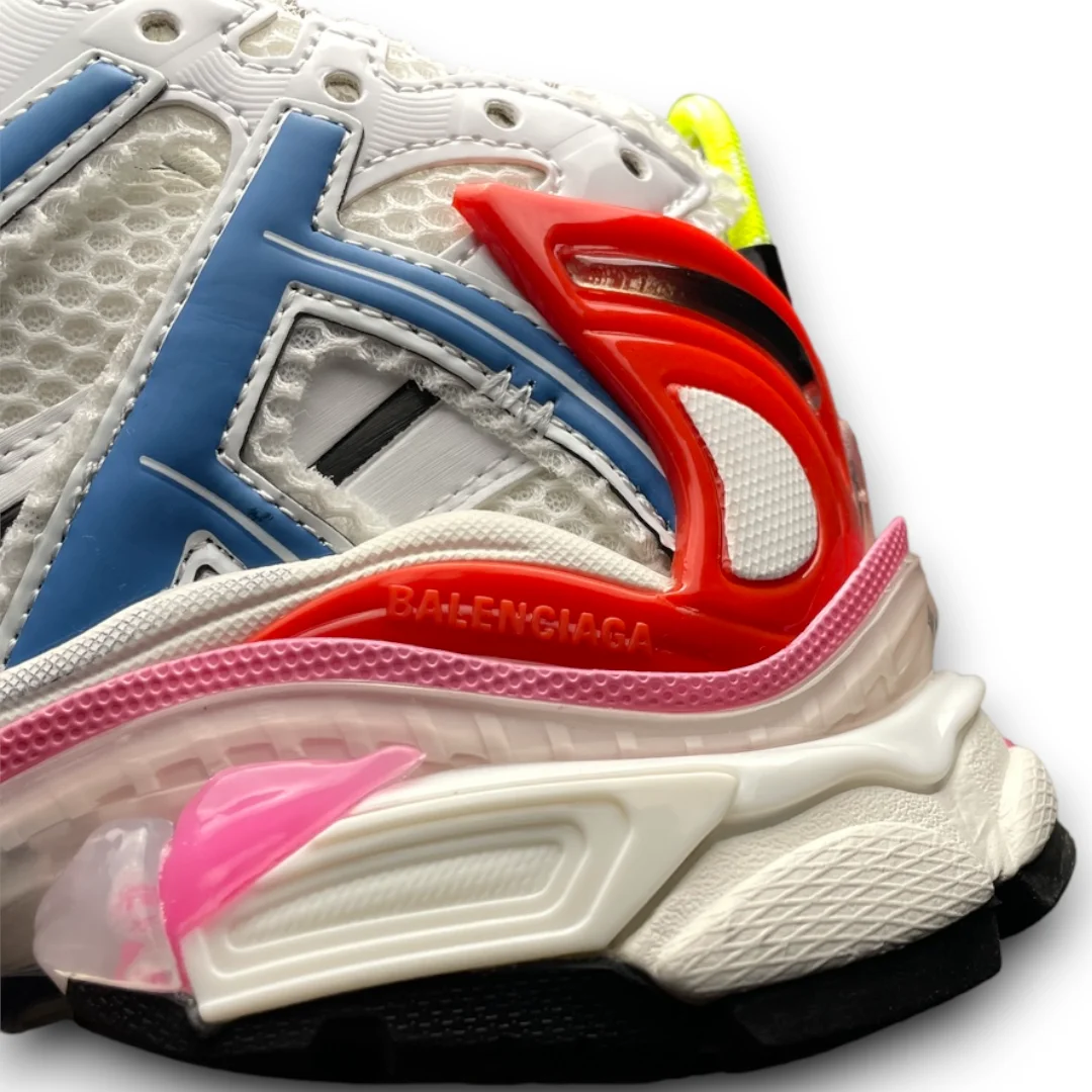 Balenciaga Runner Sneaker In White Blue Red、mysite、Cacoeks