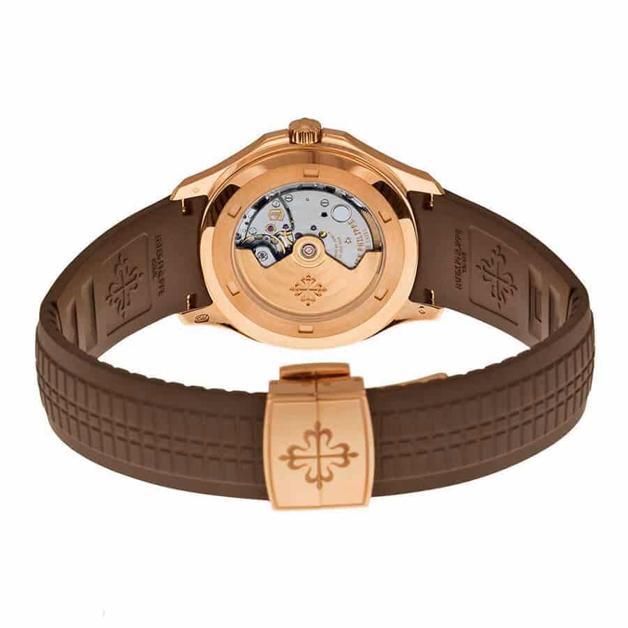 Patek Philippe Aquanaut Gold Brown Strap Replica-fasswatch