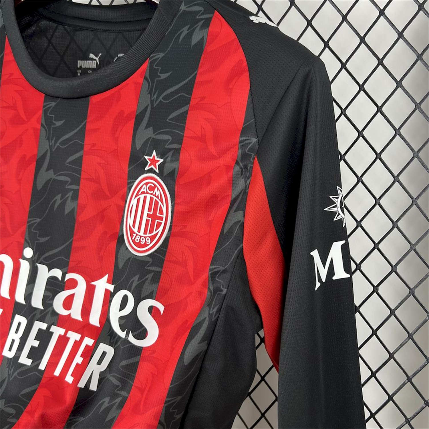 UltraTrikot-AC Milan 25-26 Home Long Sleeves Jersey - Fans Version