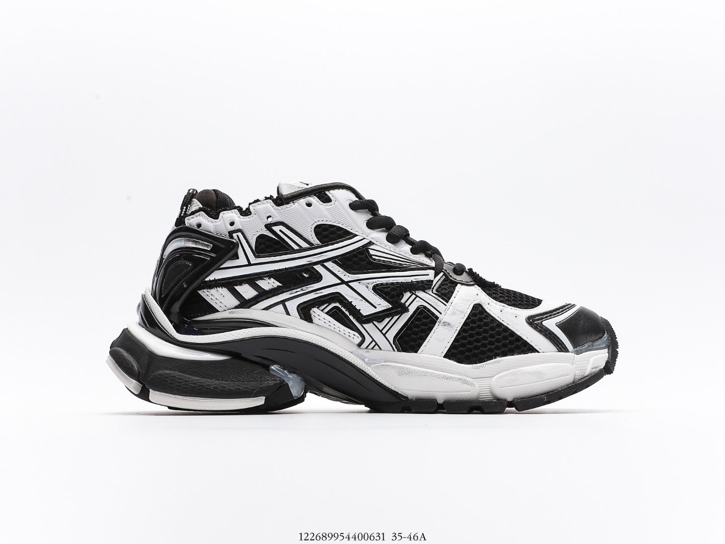 Balenciaga Runner Trainer in White Black、mysite、Cacoeks