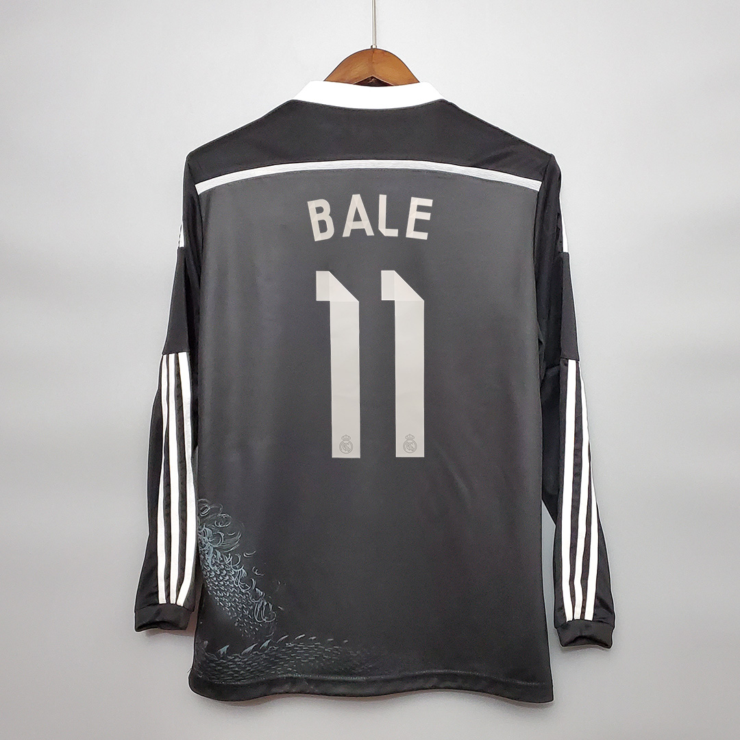 Higojerseys-Real Madrid Retro 14-15 Third Away Long Sleeve Jersey