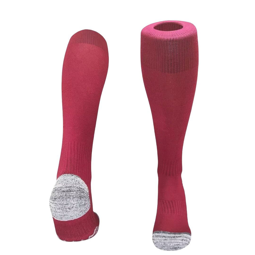 ManixJersey.com | AS Roma 24-25 Home Socks - Red -Customize Name, Number and Patch | Worldwide Shipping