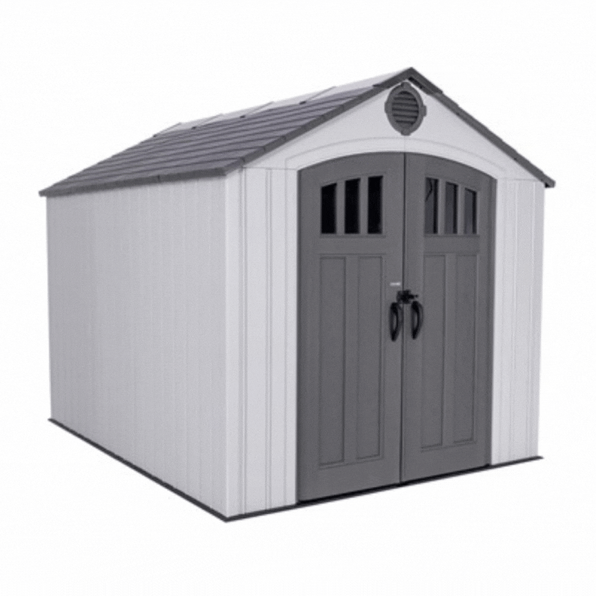Lifetime 8x10 Shed product image in white background.