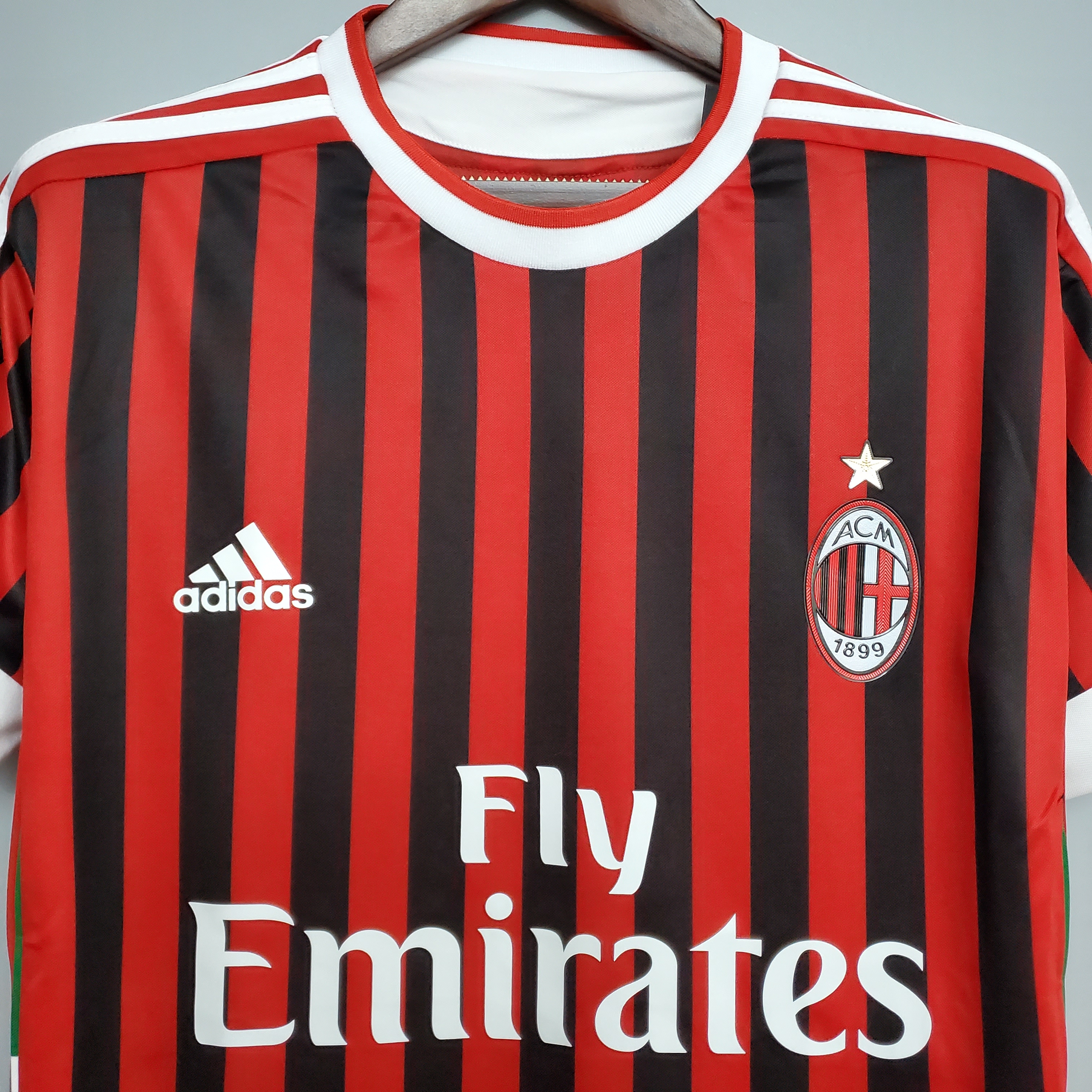 JerseysGala.com | Retro AC Milan 11-12 Home Stadium Jersey -Customize Name, Number and Patch | Worldwide Shipping