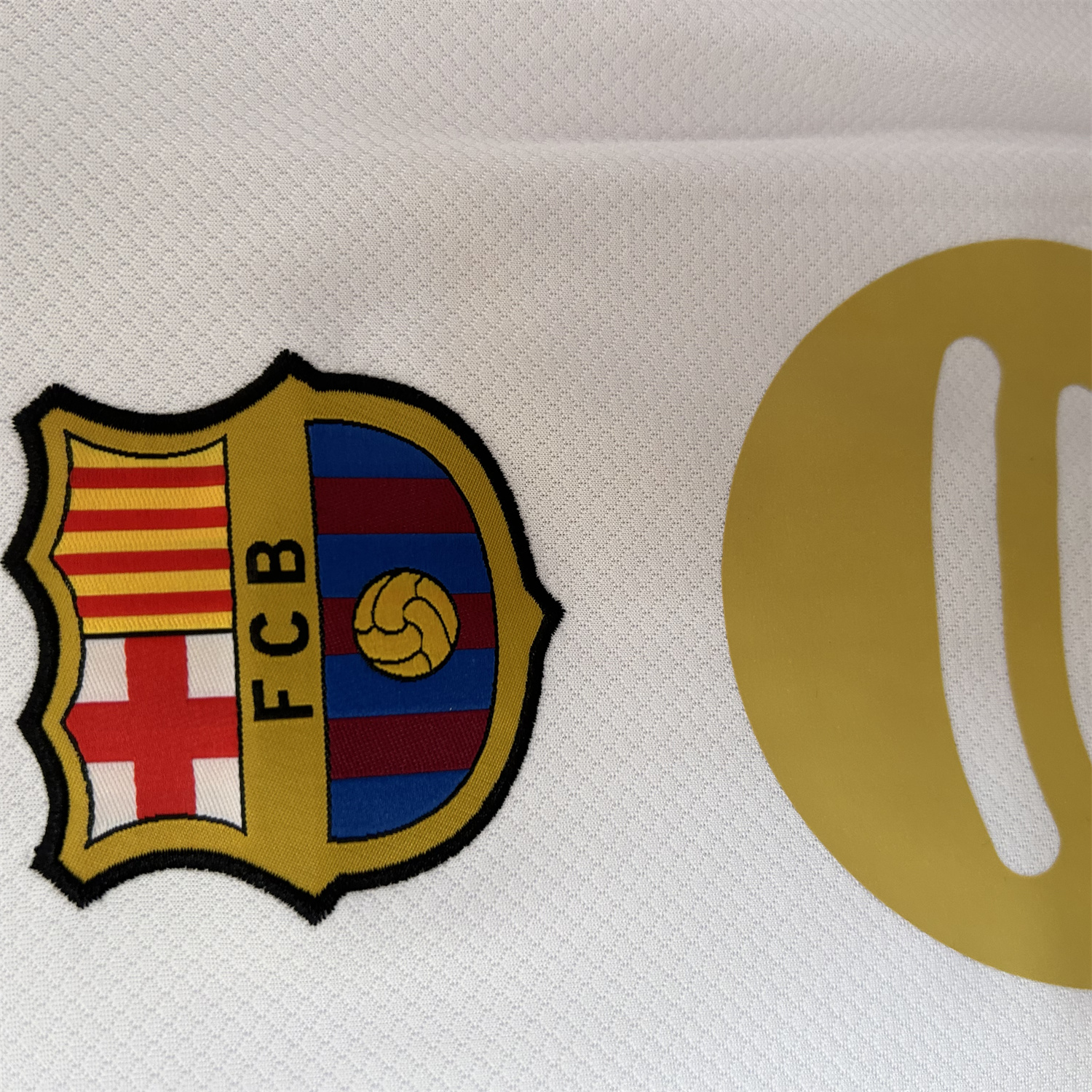 foot-Barcelona 24-25 White GK Pre-match Training Jersey - Fans Version