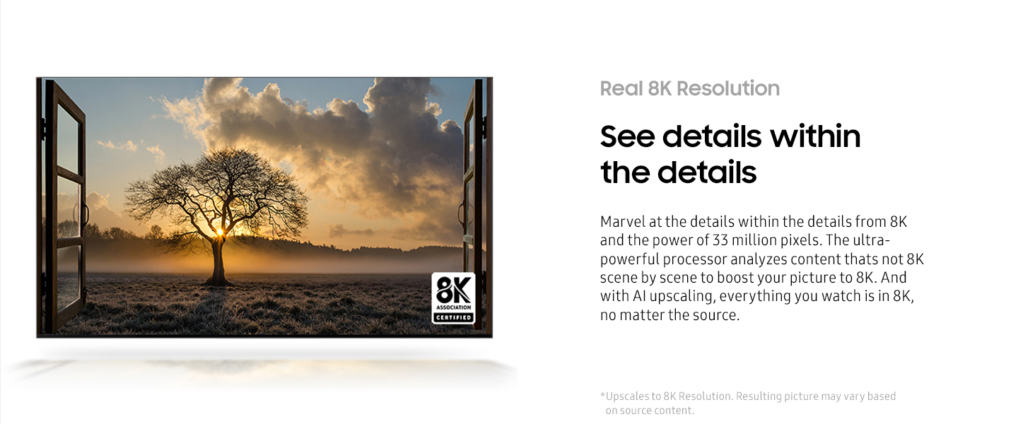 Real 8K Resolution