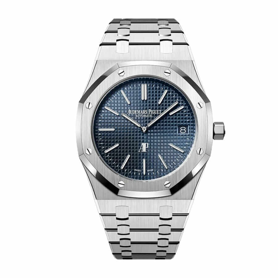 ap-royal-oak-jumbo-blue-dial-steel-replica-watch