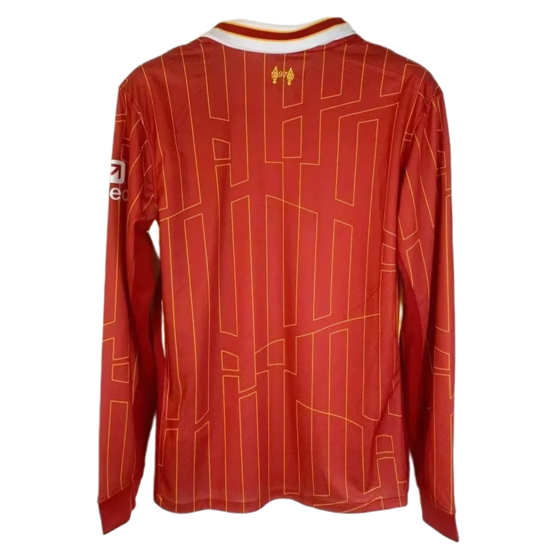 24-25 long sleeves Liverpool home Home soccer jersey -Fans Version: Ajax 24-25 Home Stadium Jersey - Fans Version mysite: Adidas luxuryfootballshirts.com: https://www.luxuryfootballshirts.com/
