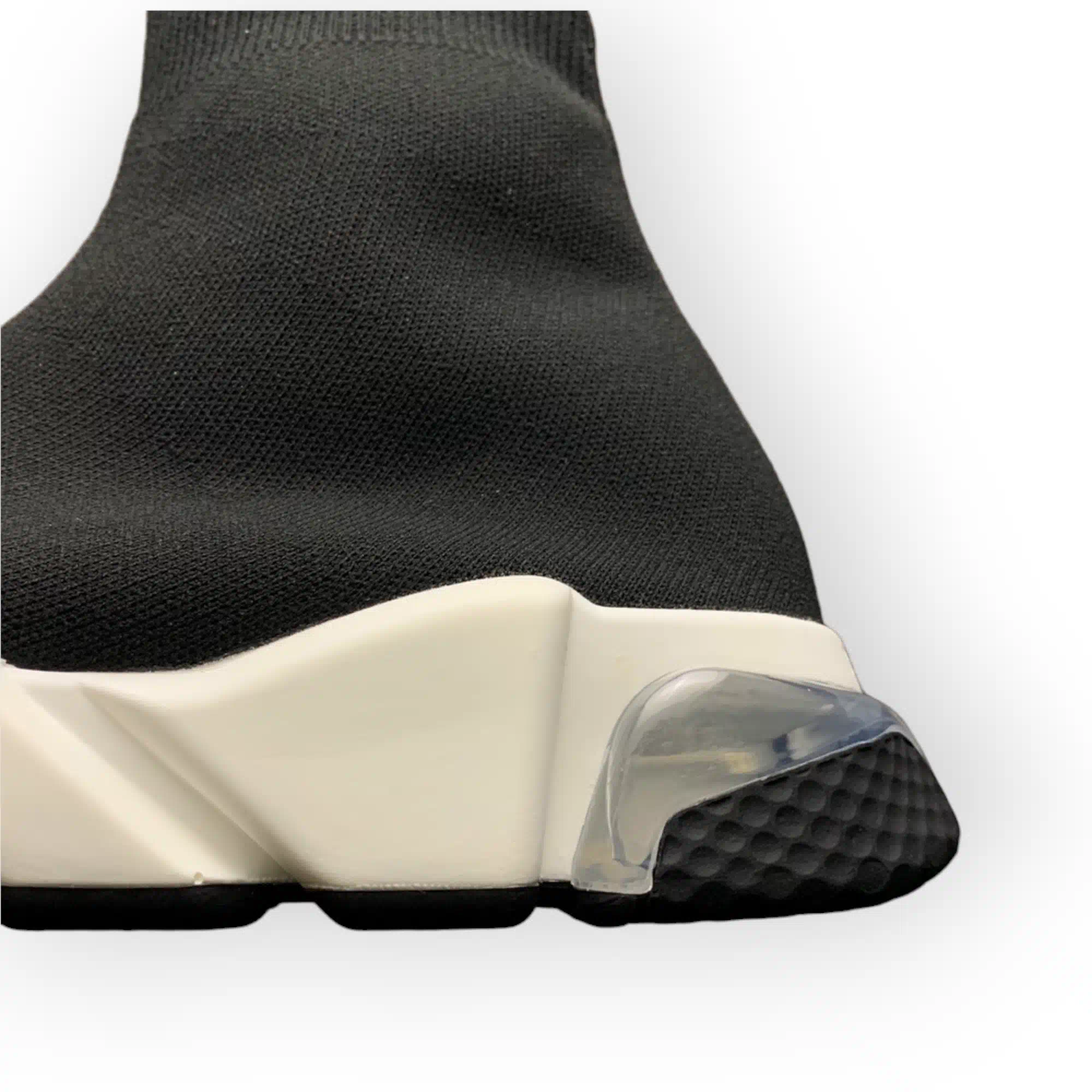 Balenciaga Speed Claer Sole Trainer in Black White、mysite、Cacoeks