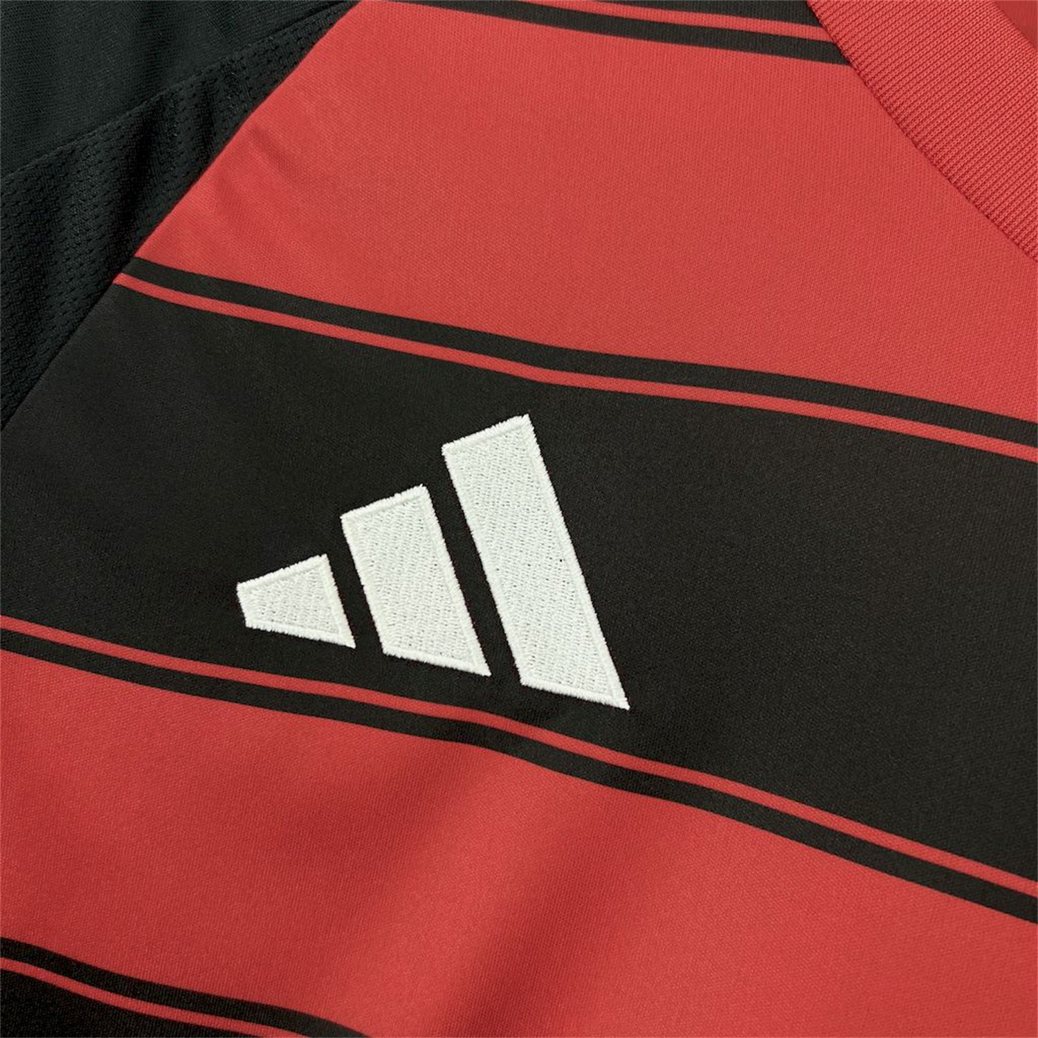 Funinjersey-Flamengo 25-26 Home Unsponsored Long Sleeves Jersey - Fans Version