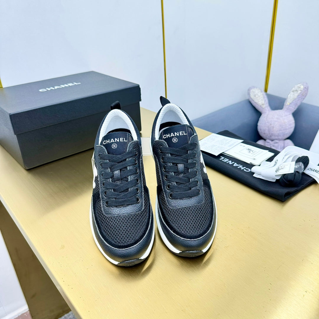 CLASSIC TRAINER IN BLACK MERCERIZED VELVET WITH WHITE LOGO、mysite、Cacoeks