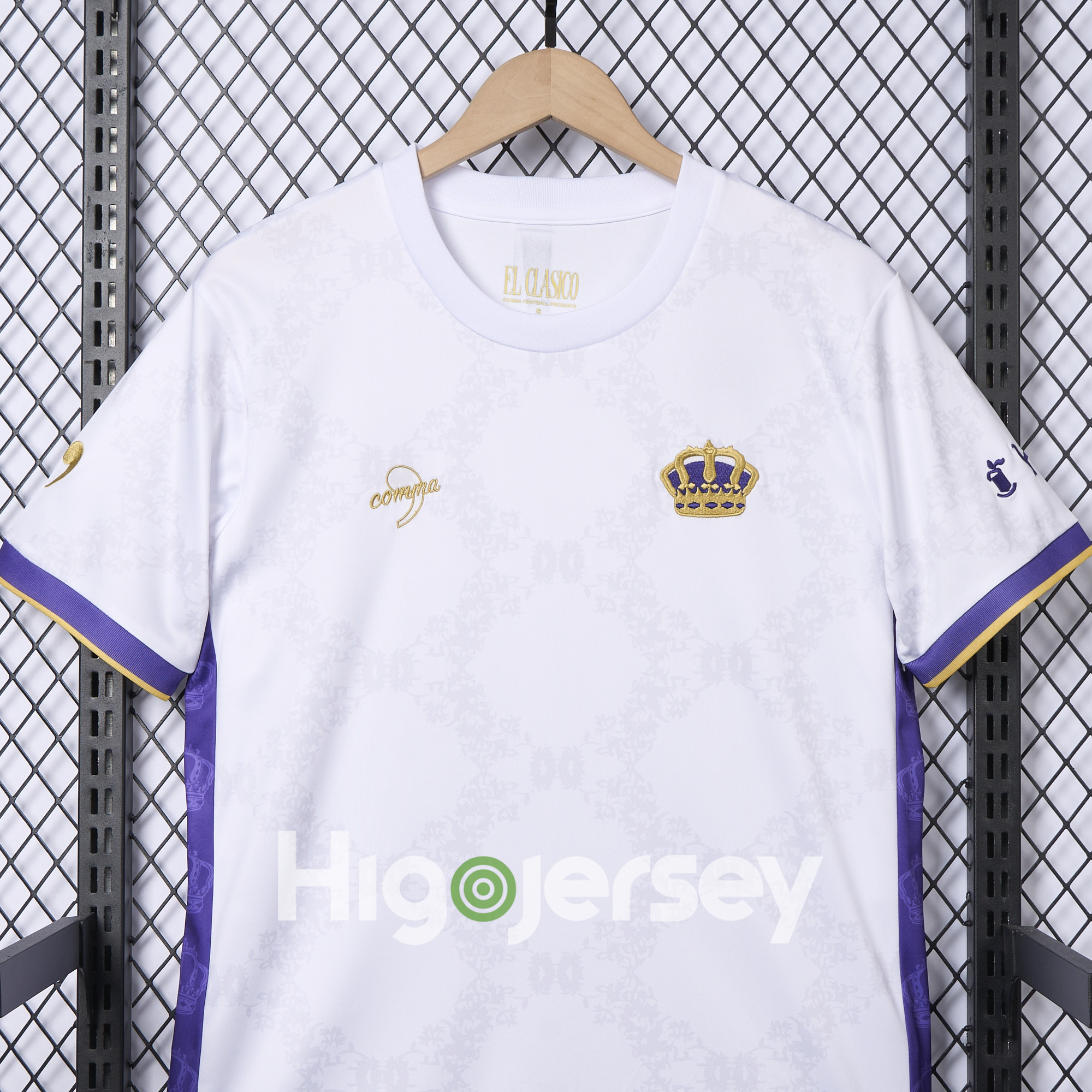 Higojerseys-Real Madrid 2024-25 COMMA Gareth Bale Jersey - Fans Version