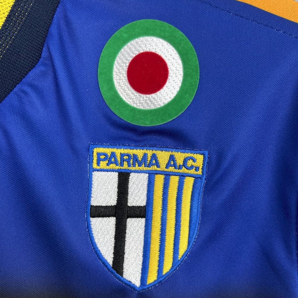 JerseysGala.com | Retro Parma 2002-03 Home Jersey - Fans Version -Customize Name, Number and Patch | Worldwide Shipping