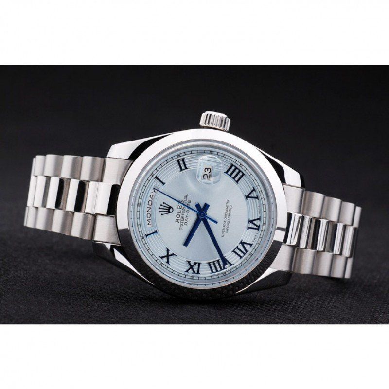 Replica Rolex Day-Date 42mm White Dial RL197-fasswatch