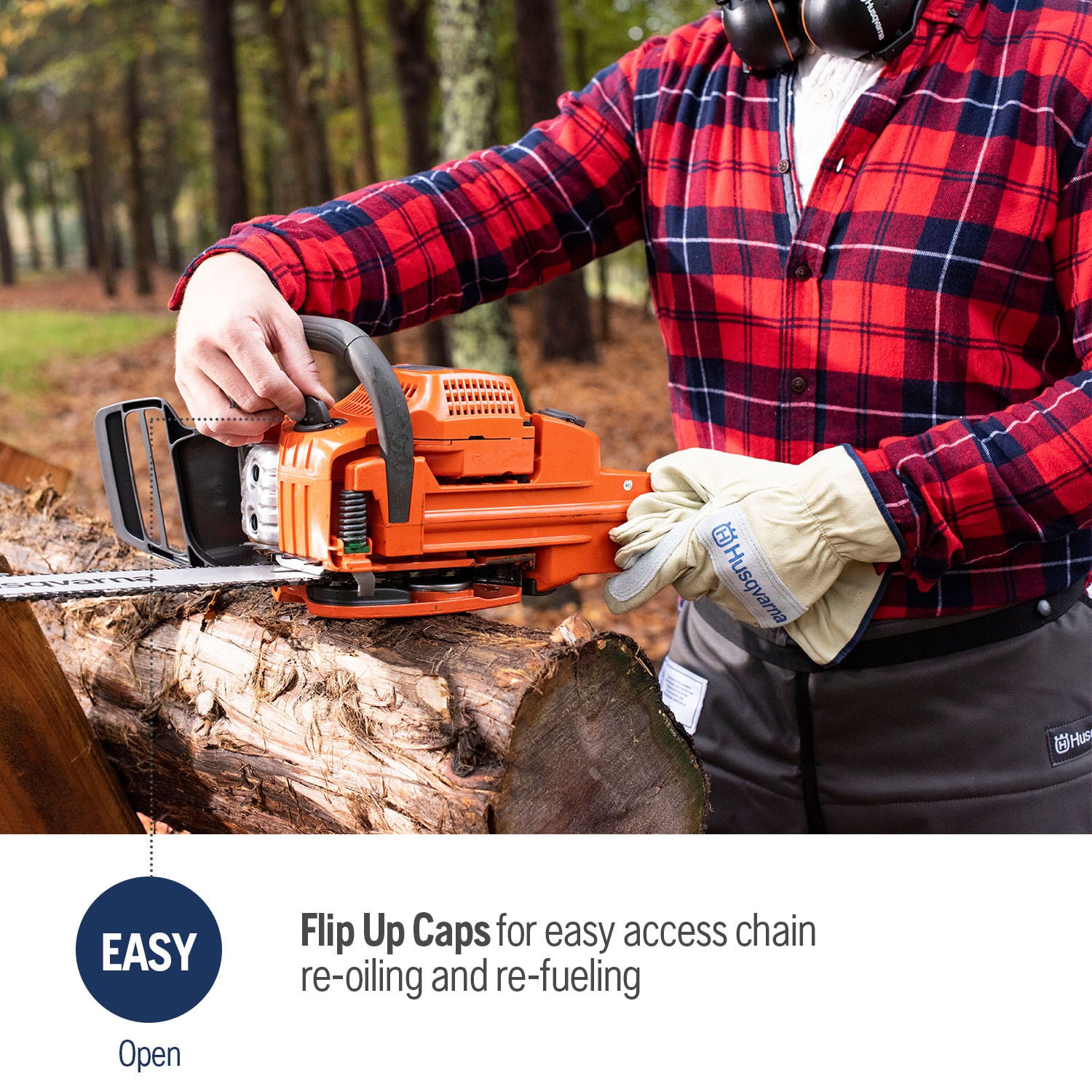 Husqvarna 450 Rancher 20-in 50.2-cc 2-Cycle Gas Chainsaw - 3