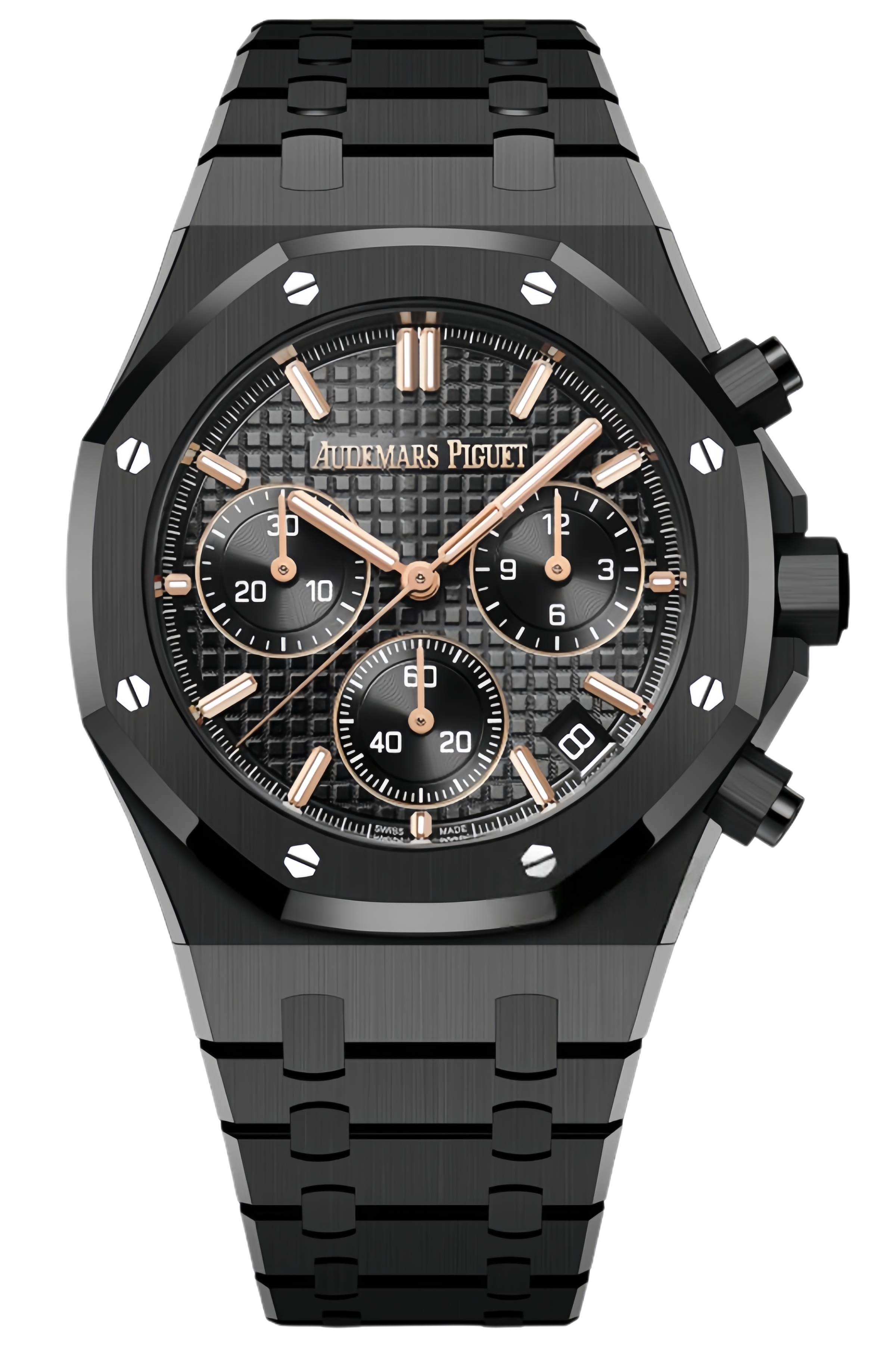 Audemars Piguet Royal Oak Chronograph Ref. 26240CE.OO.1225CE.02 Super Clone Watch – Ceramic Black Dial Swiss Replica