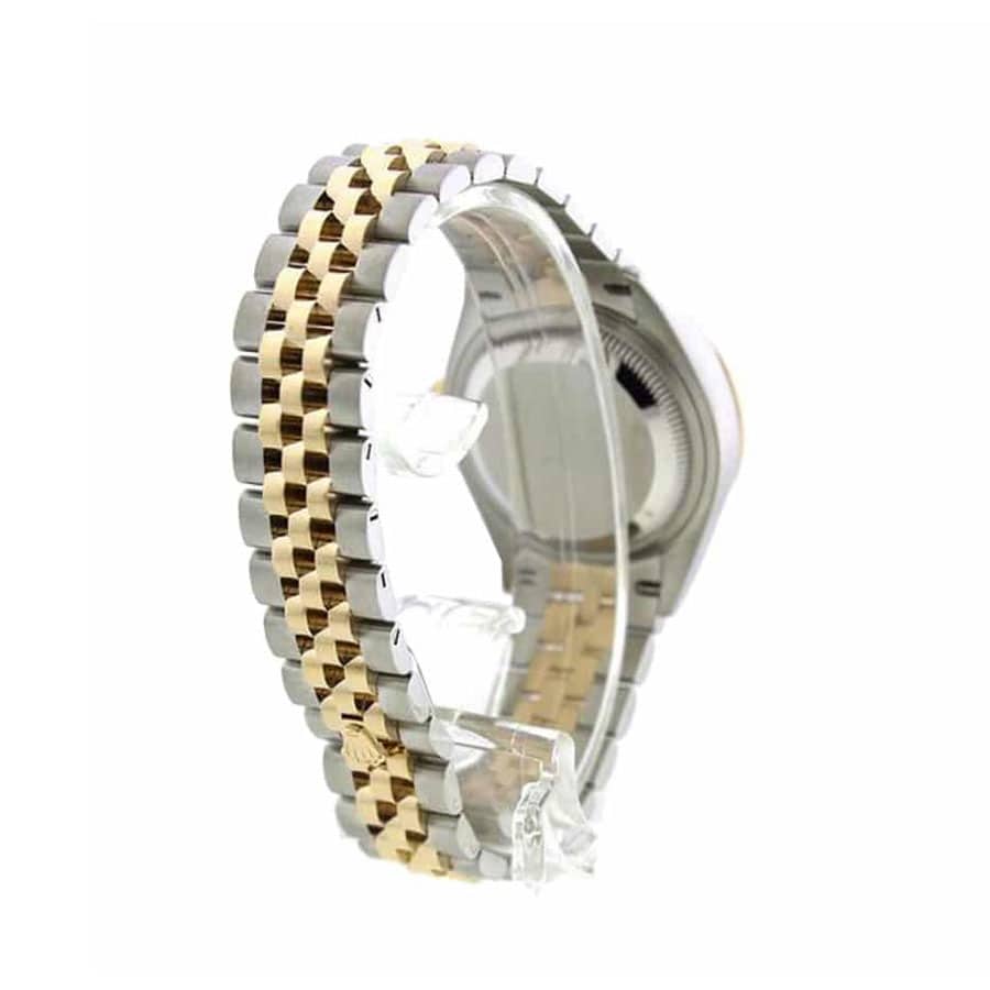 rolex datejust 279381rbr steel everose gold diamond automatic chocolate with diamond dial oyster replica