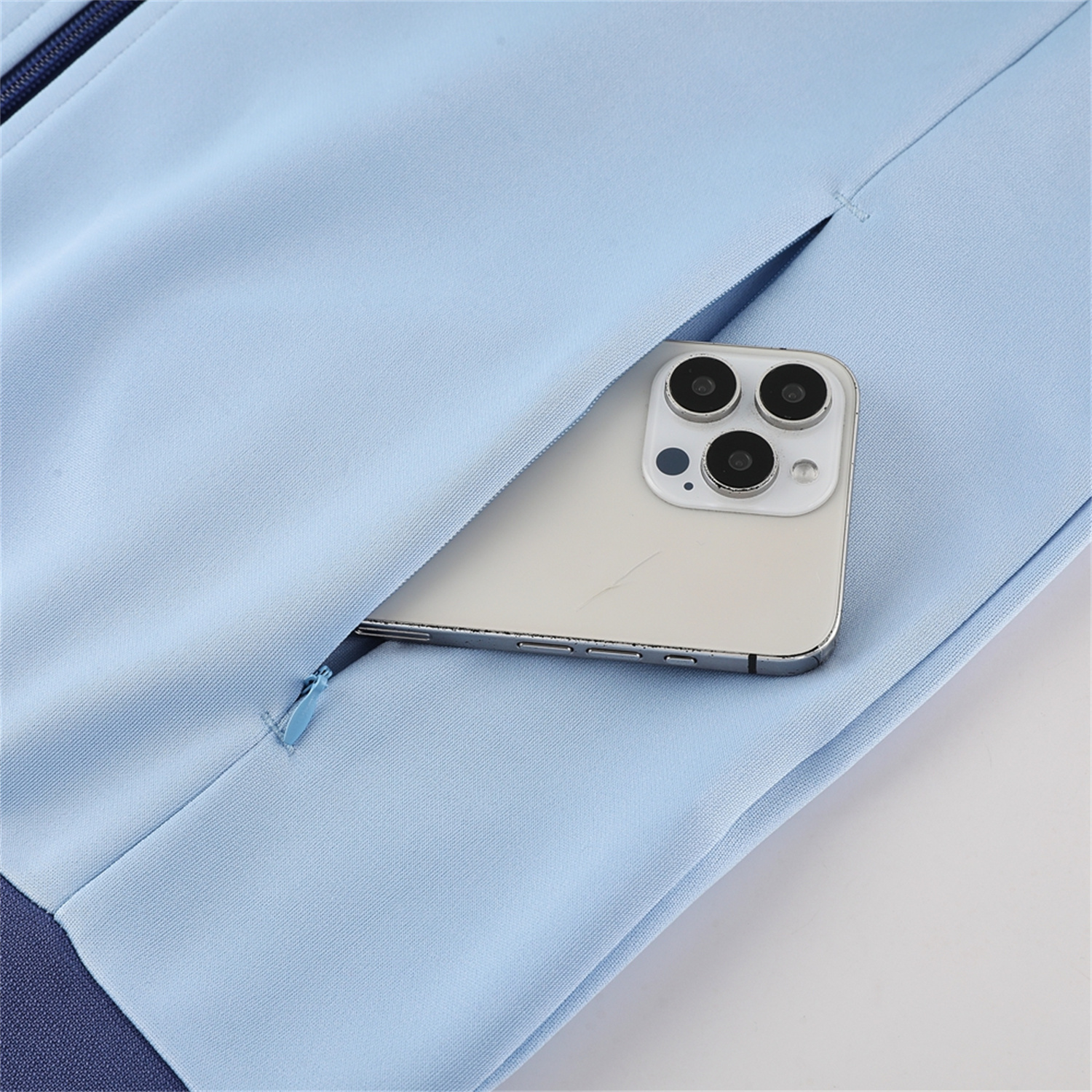 foot-Argentina 24-25 Throwback Jacket Training Tracksuit - Light Blue Jackets & Blue Pants