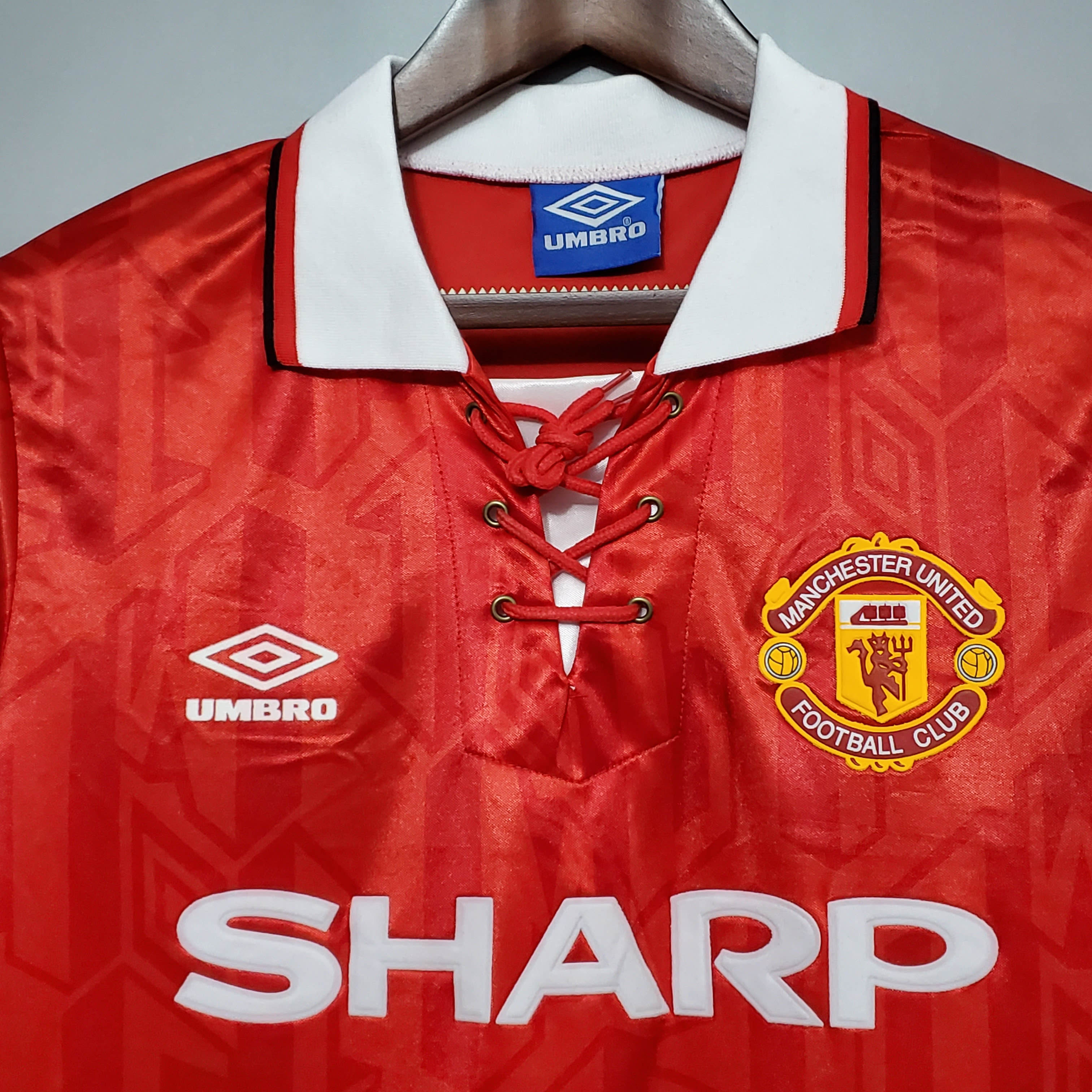 1992/1994 Retro Manchester United Home Football Shirt 1:1 Thai Quality:football jersey mysite: unitedjerseyfootball 邓江浪:football