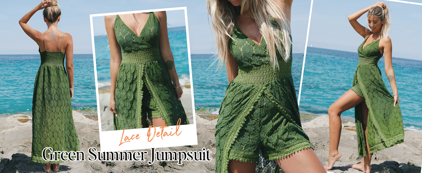 olive green jumpsuit for women