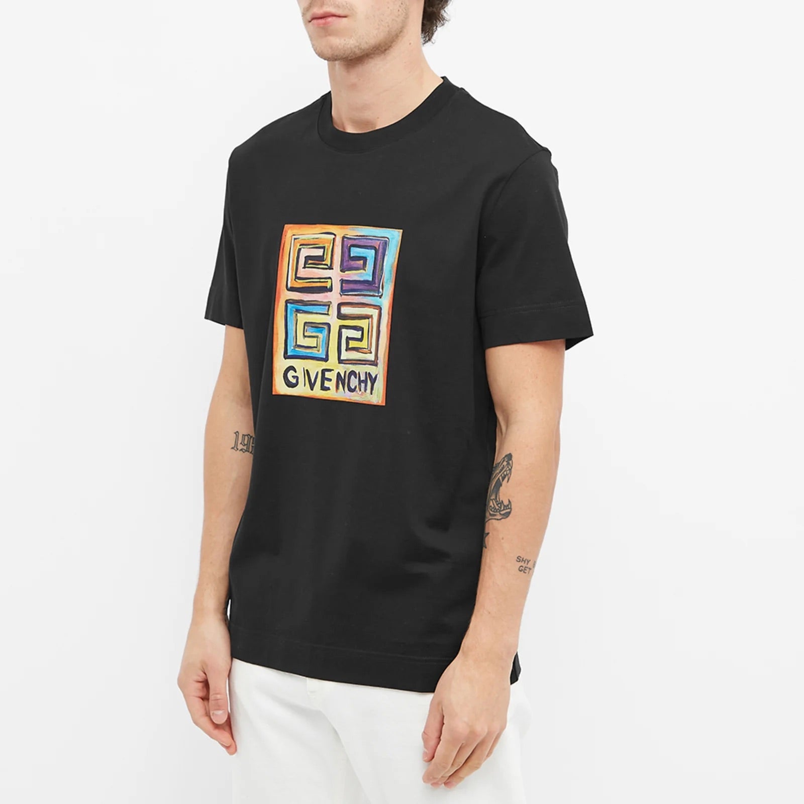 Givenchy 4G Sketch Print T-Shirt Black Slim Fit、mysite、Cacoeks