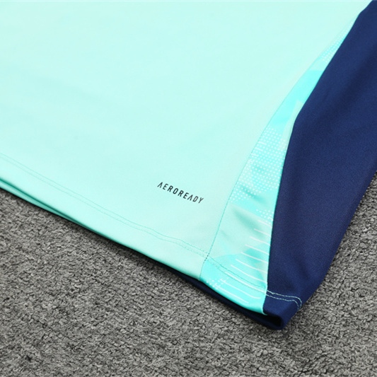 JerseysGala.com | Arsenal 24-25 Long Sleeve Training Set - Lake Blue -Customize Name, Number and Patch | Worldwide Shipping
