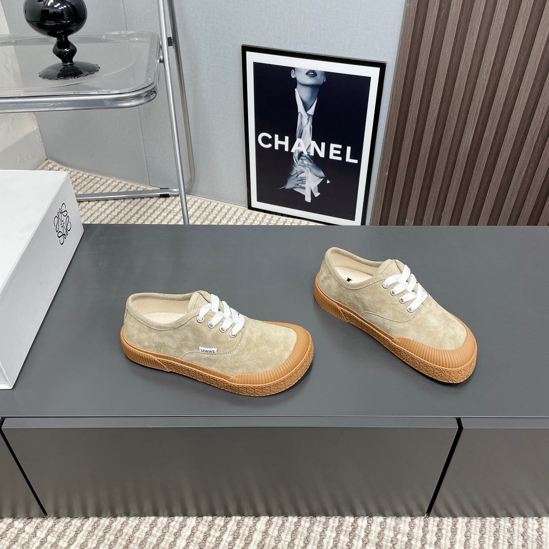 TERRA VULCA LACE-UP SNEAKER IN SAND BROWN SUEDE、mysite、Cacoeks