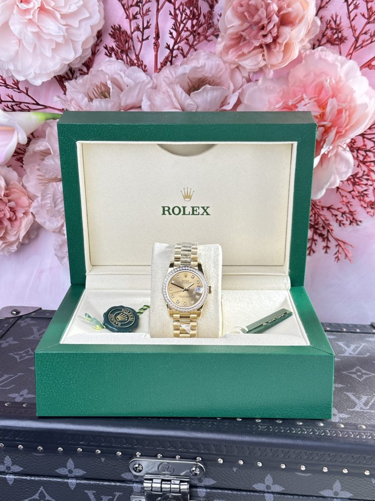 Đồng Hồ Rolex DateJust 278288 Replica 11 Nữ Mặt Số Champagne 31mm (1)