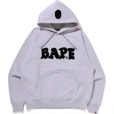 BAPE Logo Relaxed Fit Pullover Hoodie、mysite、Cacoeks