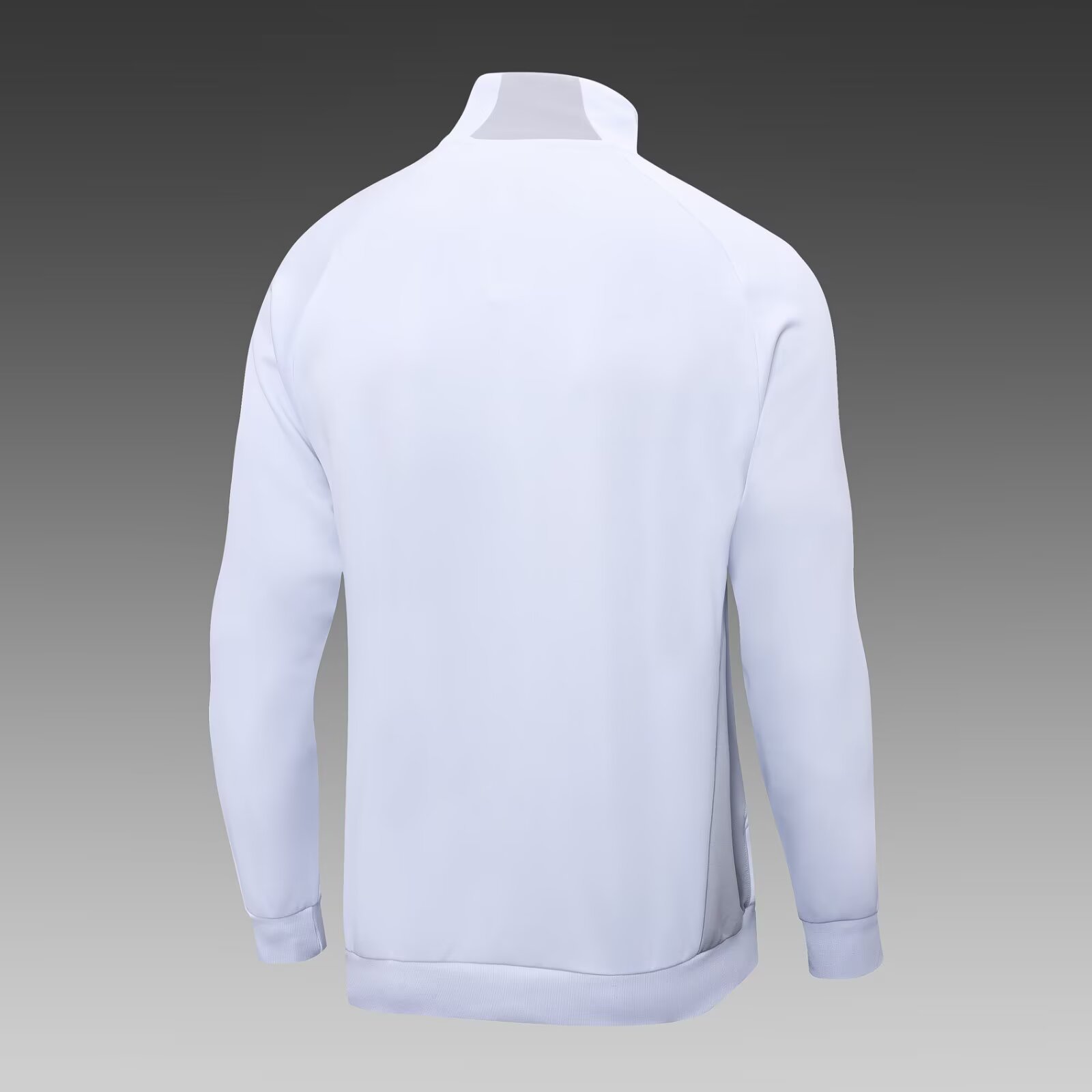 2025/2026 Real Madrid Long Zipped Jacket White-Gray Football Shirt Set:football jersey mysite: unitedjerseyfootball 邓江浪:football