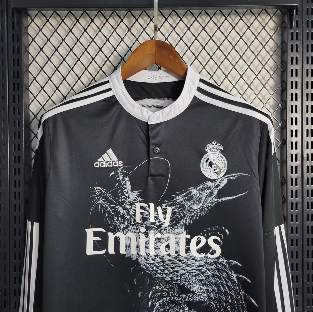 Higojerseys-Real Madrid Retro 14-15 Third Away Long Sleeve Jersey