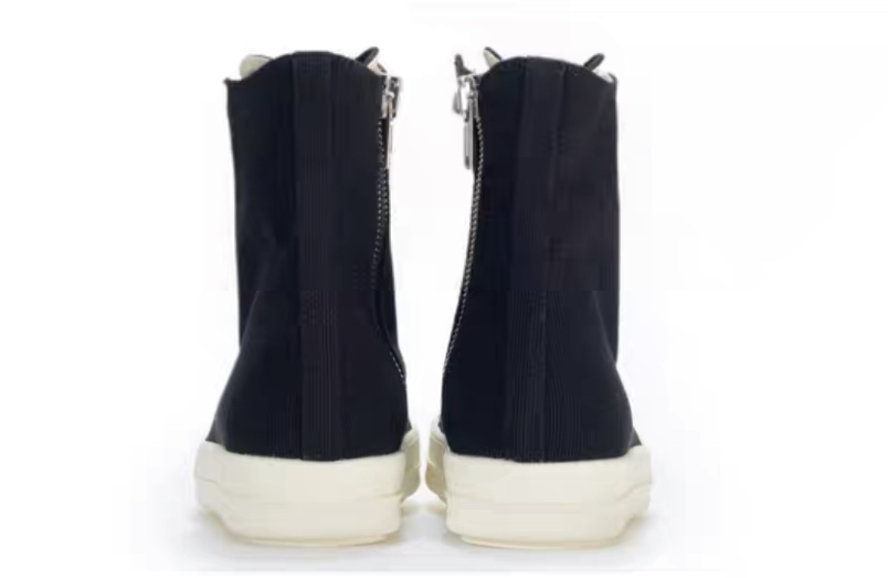 Rick Owens DRKSHDW High-Top Canvas in Black、mysite、Cacoeks