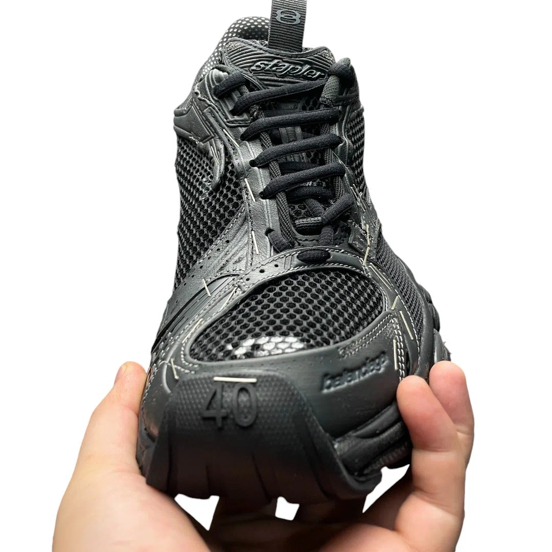 Balenciaga Stapler Sneaker in Black、mysite、Cacoeks