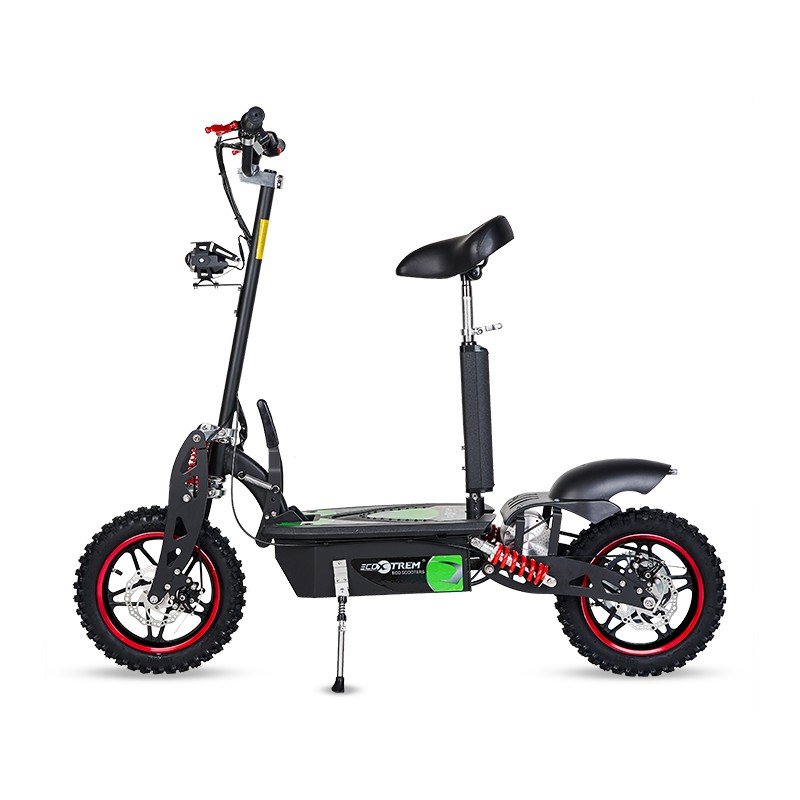 Patinete eléctrico 2000W con asiento y plataforma madera Aspide