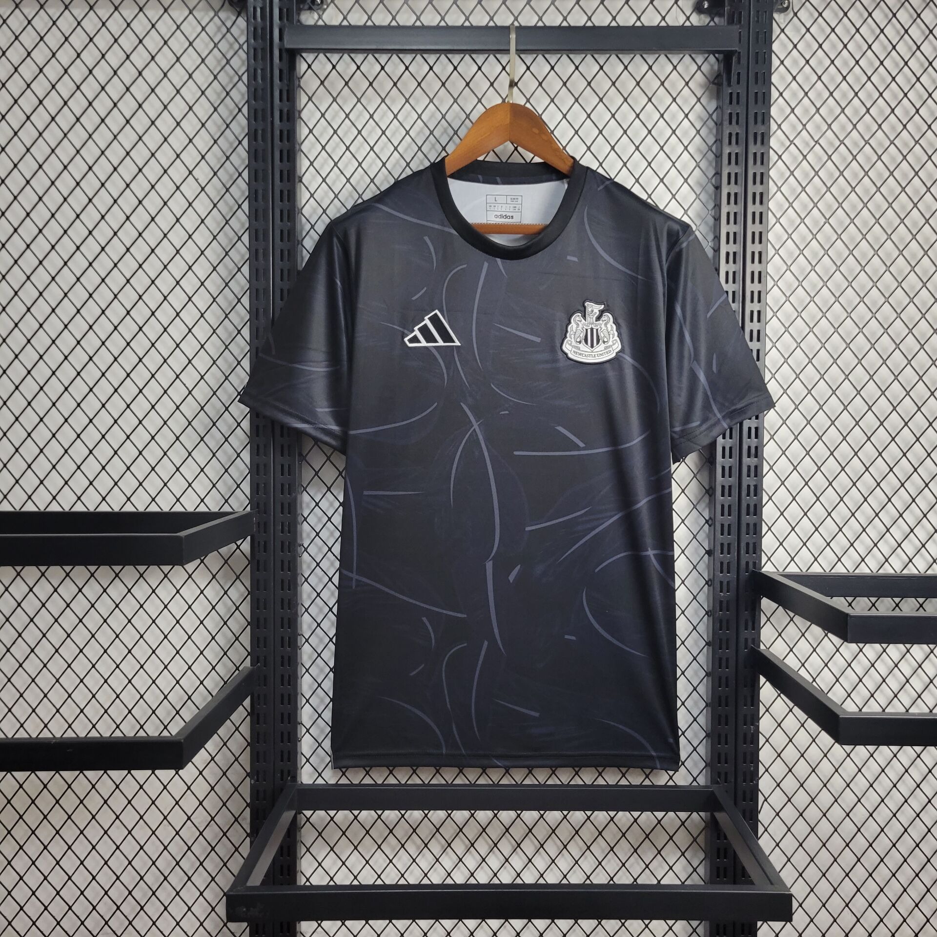 JerseysGala.com | Newcastle United 24-25 Black Pre-Match Training Jersey - Fans Version -Customize Name, Number and Patch | Worldwide Shipping