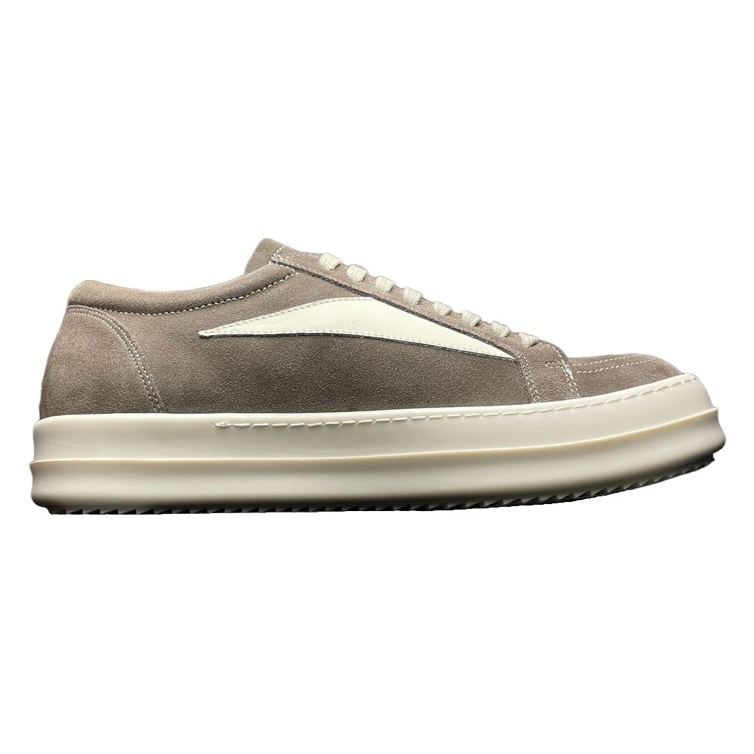 Rick Owens Vintage Sneaks Velour Suede Dust Grey、mysite、Cacoeks