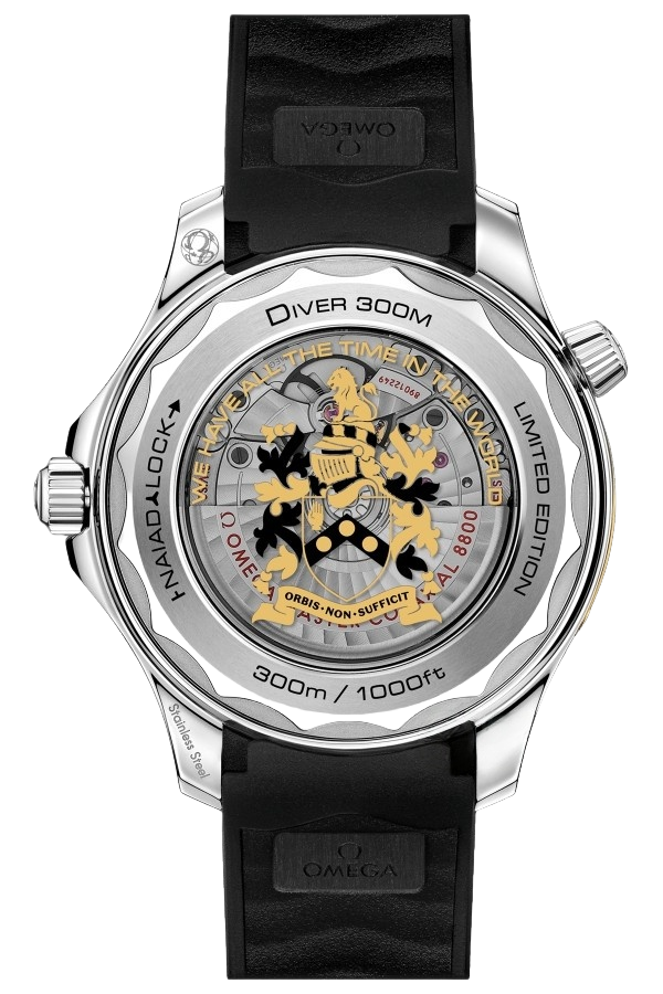 Omega Seamaster Ref. 210.22.42.20.01.004 Super Clone Watch – Bond Limited Edition Black Dial Steel & Gold Fake Replica