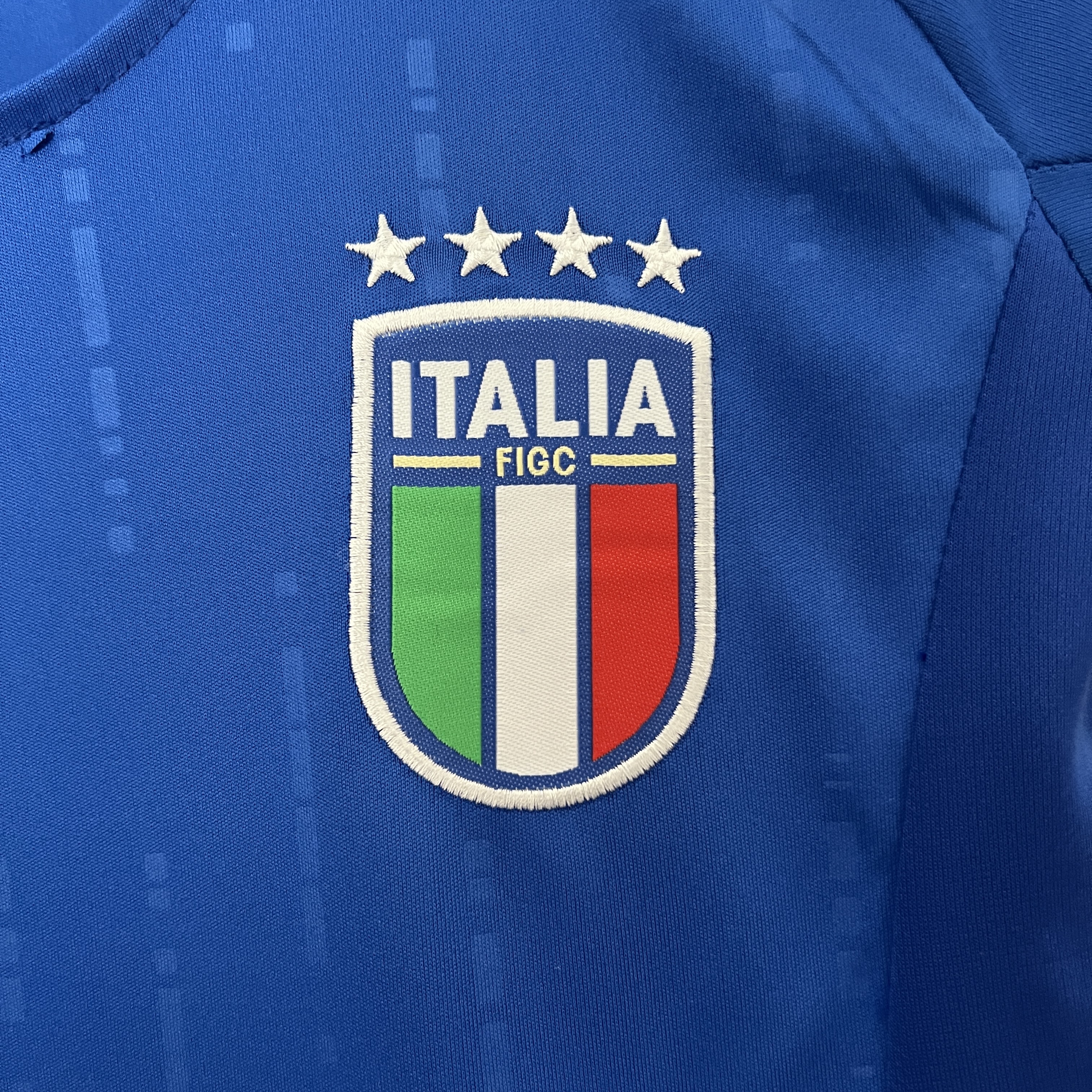 GlobeJersey-Italy 2024 Home Stadium Kids Kit
