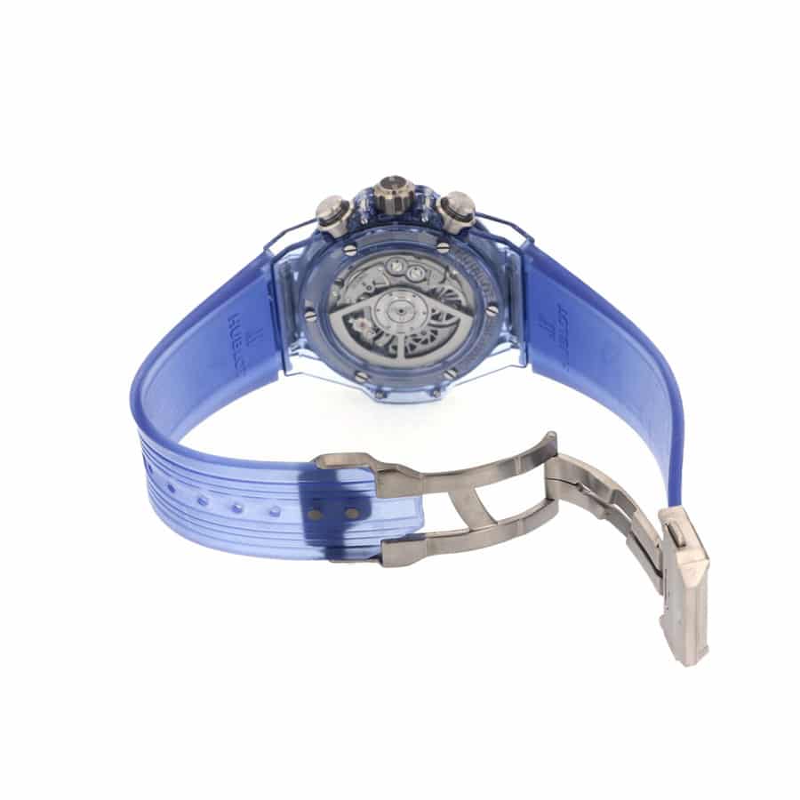 hublot big bang unico blue sapphire baguettes 411 jl 4809 rt 1901