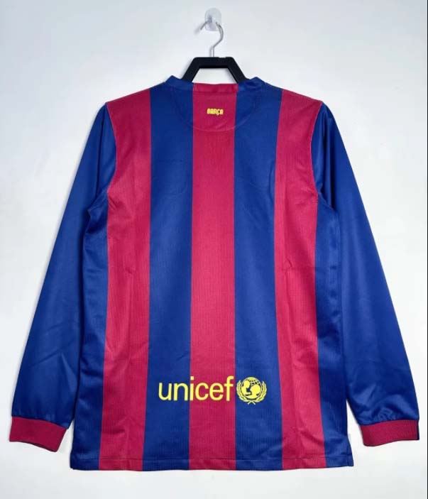 2014/2015 Retro Long Sleeve Barcelona Home Football Shirt 1:1 Thai Quality:football jersey mysite: unitedjerseyfootball 邓江浪:football