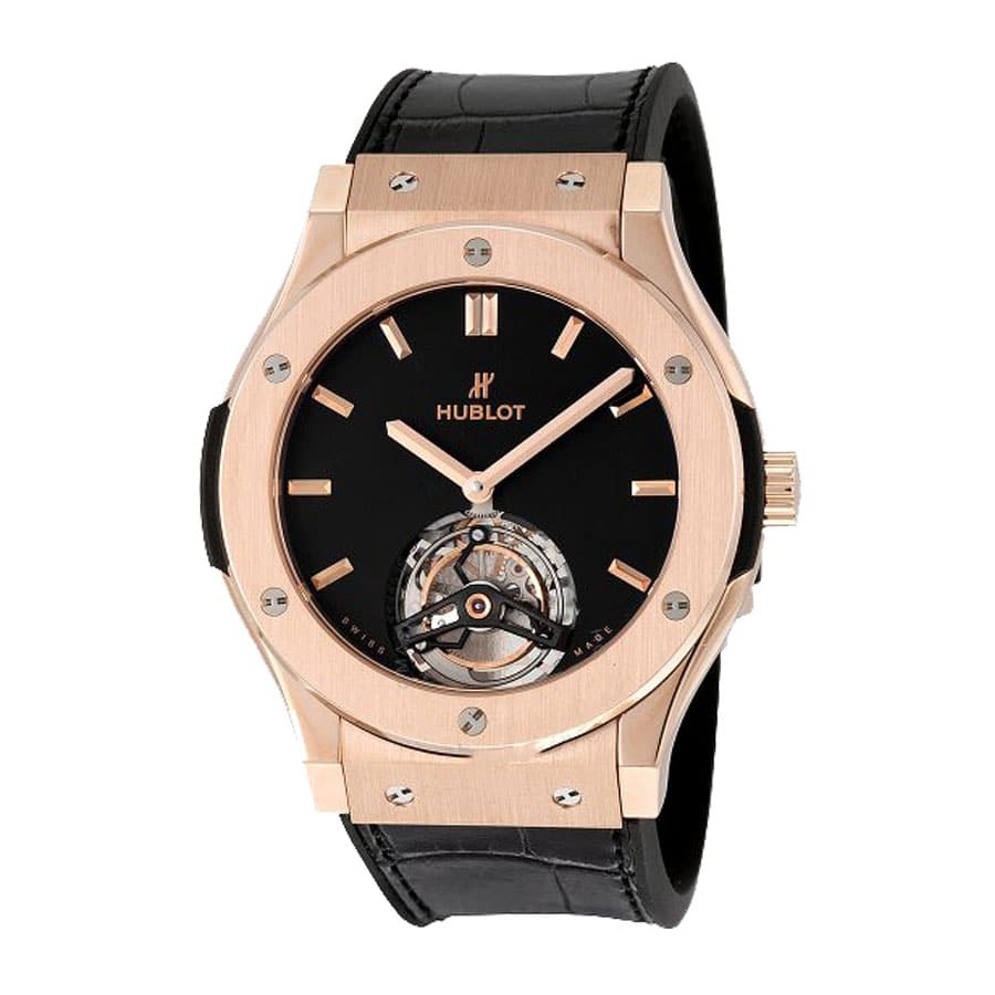 hublot classic fusion tourbillon dial black 505 ox 1180 lr