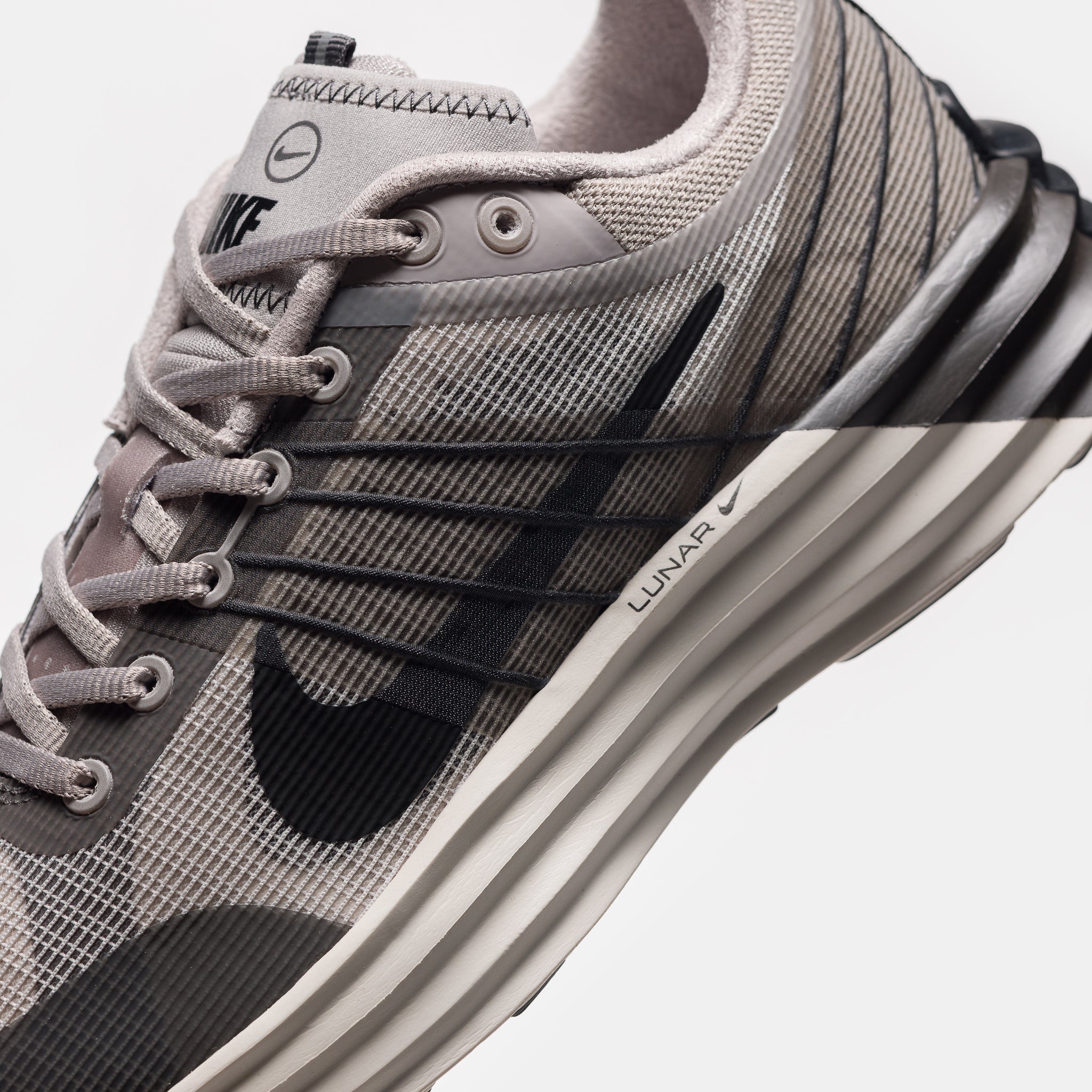 Lunar Roam Sneaker in College Grey/Black/Light Orewood Brown