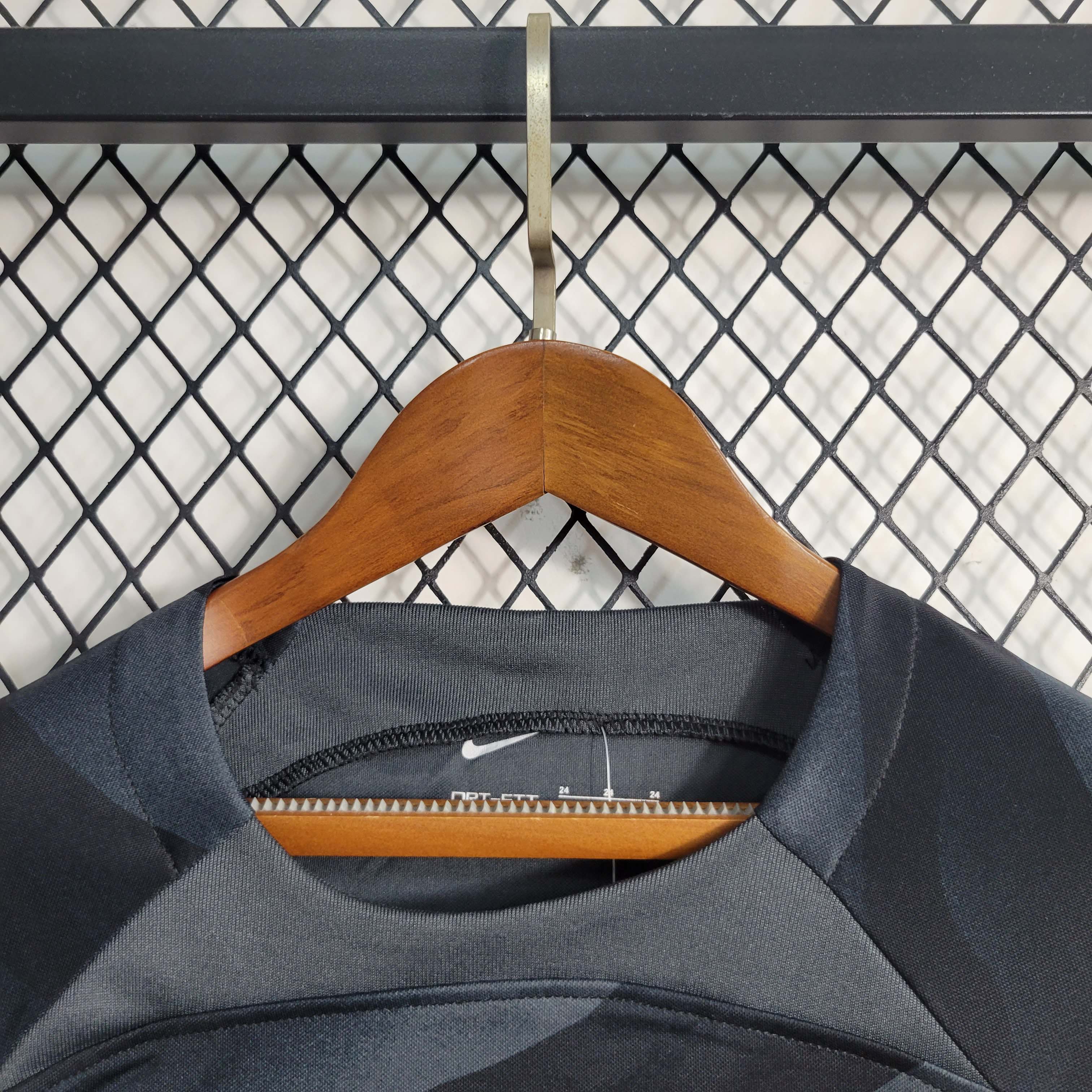 2023/2024 Barcelona Goalkeeper Black Football Shirt 1:1 Thai Quality Kids Size:football jersey mysite: unitedjerseyfootball 邓江浪:football