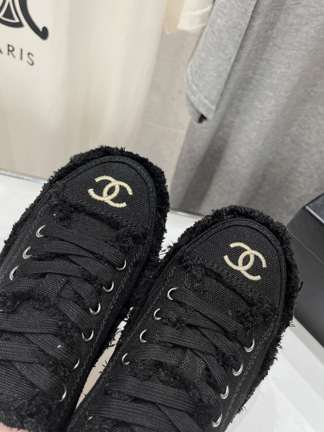 CC SNEAKER BLACK DENIM FABRIC、mysite、Cacoeks