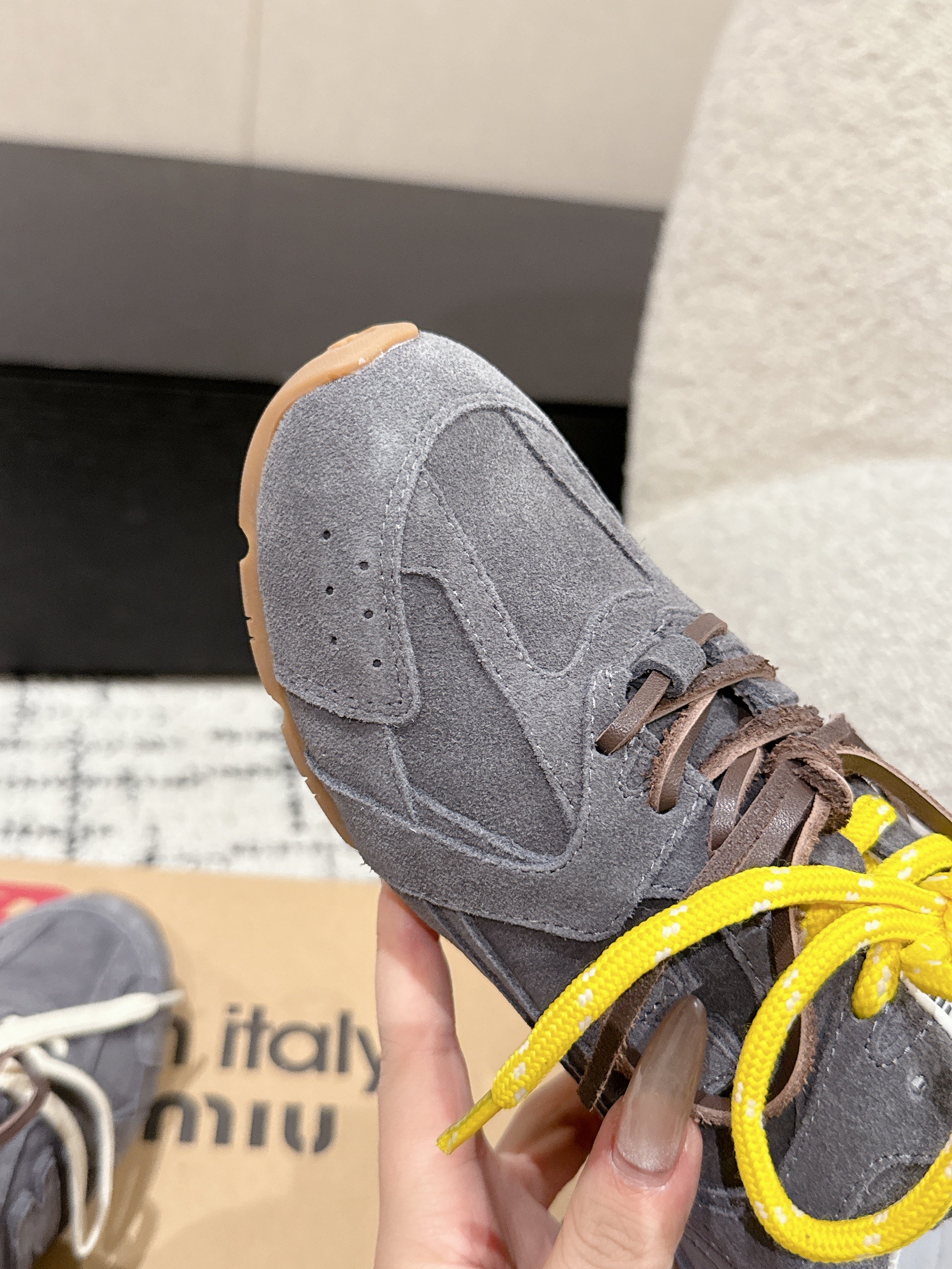 MM x NB SNEAKER IN GREY SUEDE、mysite、Cacoeks