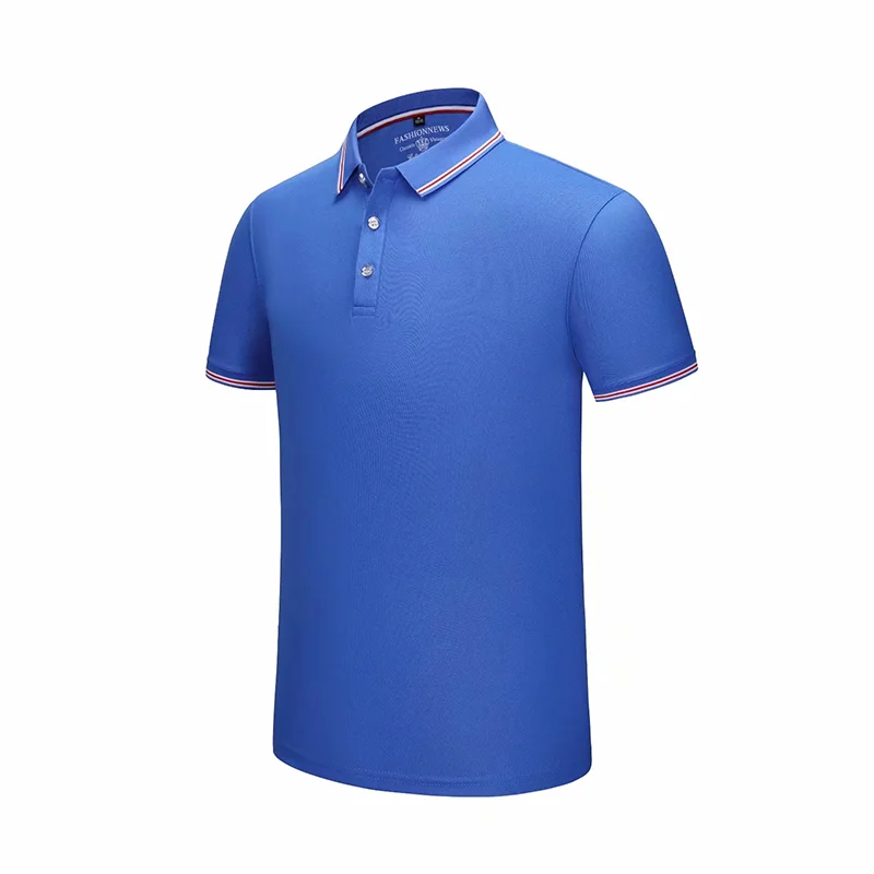 Customized/DIY logo shirt design with printed logo for men and women's casual short sleeved Polo advertisement/team top