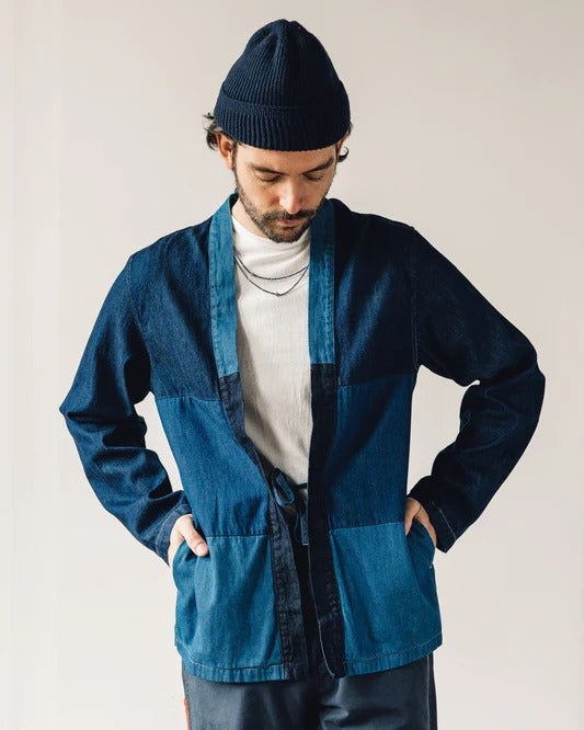 KAPITAL 8oz Denim 4TONE KAKASHI Shirt  EK-758LSA 