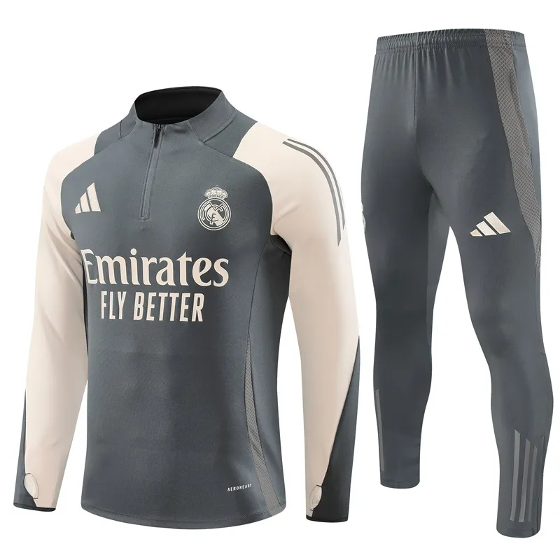 24-25 Real Madrid adult long-sleeved half-pull training suit kit: Ajax 24-25 Home Stadium Jersey - Fans Version mysite: Adidas luxuryfootballshirts.com: https://www.luxuryfootballshirts.com/