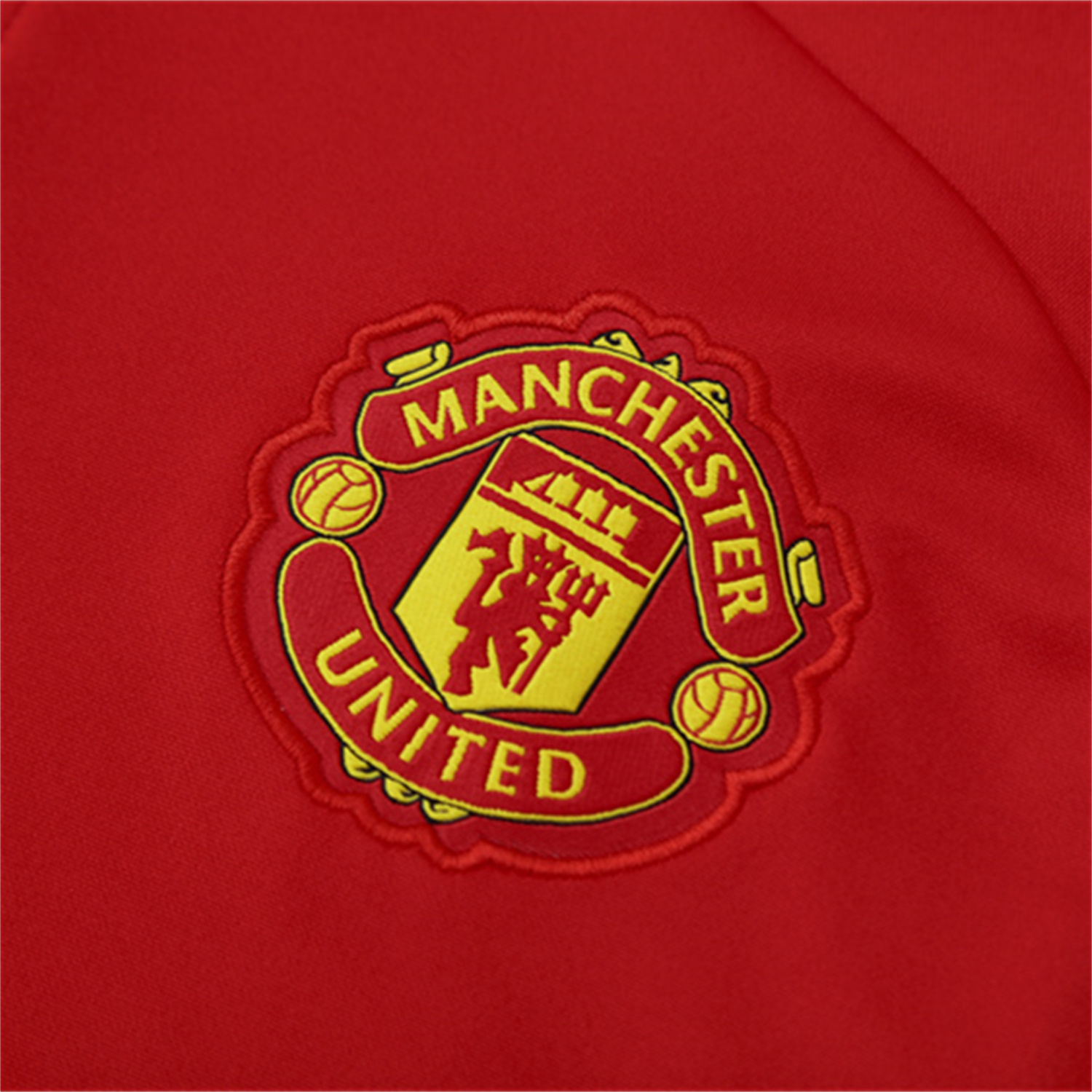 UltraTrikot-Manchester United 25-26 Kid Long Sleeves Training Set - Red Top & Black Pants
